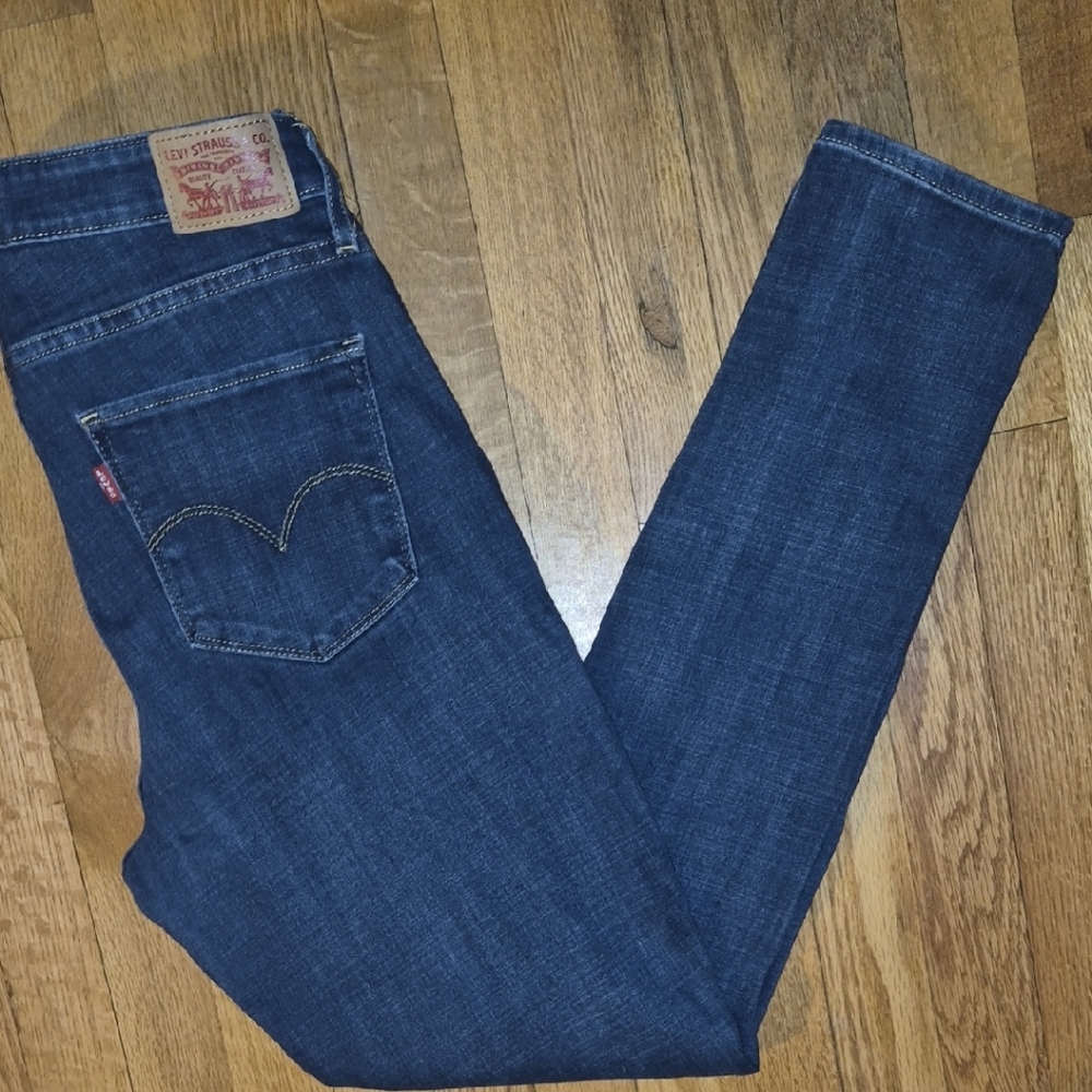 Levi's Dark Blue Straight-Leg Jeans